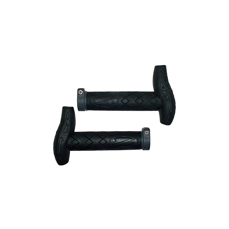 HERRMANS Bicycle Grips with Bar Ends 150 mm MTB Grips