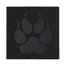 Blackout IR K9 - Parche de gancho y lazo para perro (3 x 3, infrarrojos, táctico, moral