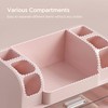 HBlife Makeup Organizer for Vanity with Brush Holder, Large Bathroom