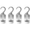 Cooks Standard Hooks, 4 Pack Aluminum Ceiling Hooks for Pot