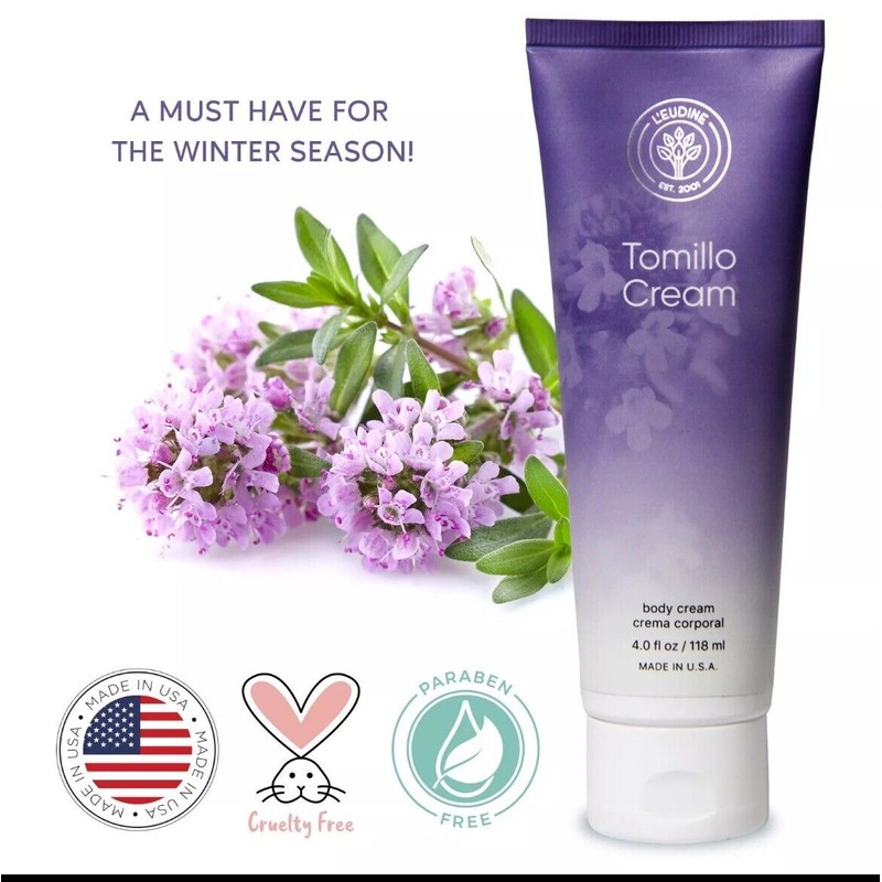 L'eudine LEUDINE Tomillo (Thyme) Cream - Decongests the respiratory tract