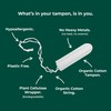 DAME - Toxin-Free Super Tampons (56 Tampons) | 100% Organic