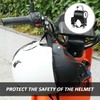 2 Pieces Motorcycle Helmet Locks, 2 Pieces Spacers, 2 Pieces
