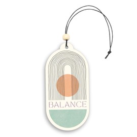 Studio Oh! Mothers Day Gifts Car Air Fresheners - Pack of 2 Scented Hanging Car Odor Eliminator - Unique Design with Decorative Bead - Find Balance