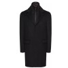Reiss Mens Coal Winter Overcoat Black Small RRP$645