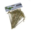 Avanti Bamboo Looped Picks 50-Pieces Set, 12 cm Length,Brown