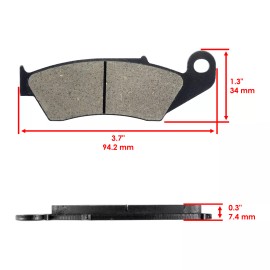 Celox Front Rear Brake Pads for Suzuki DR650SE 1996 1997 1998 1999 2000 2001 2002-2016