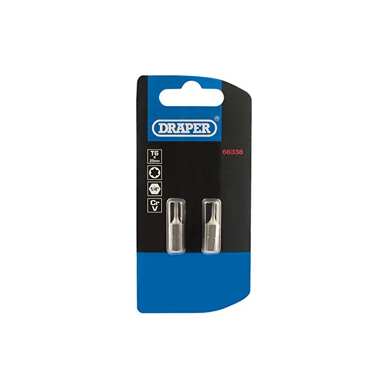 Draper 66487 T15 1/4" Hex Draper TX-Star® Insert Bit 50mm