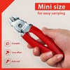LEONTOOL Hog Ring Pliers 45 Degree Bend Hog Ring Pliers