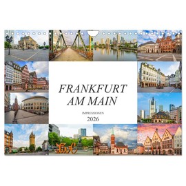 Frankfurt am Main Impressions (Wall Calendar 2026 DIN A4 Landscape), CALVENDO Monthly Calendar