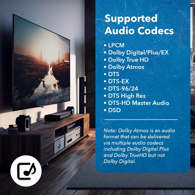 OREI eARC 4K 60Hz Dolby Atmos Audio Extractor Switch with