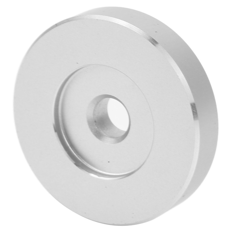Phonograph Record Adapter Metal Turntable Disc Accessory Replacement Part Silver