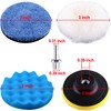 SIQUK 17 Pieces 3 Inch Buffing Pads Foam Polishing Pad