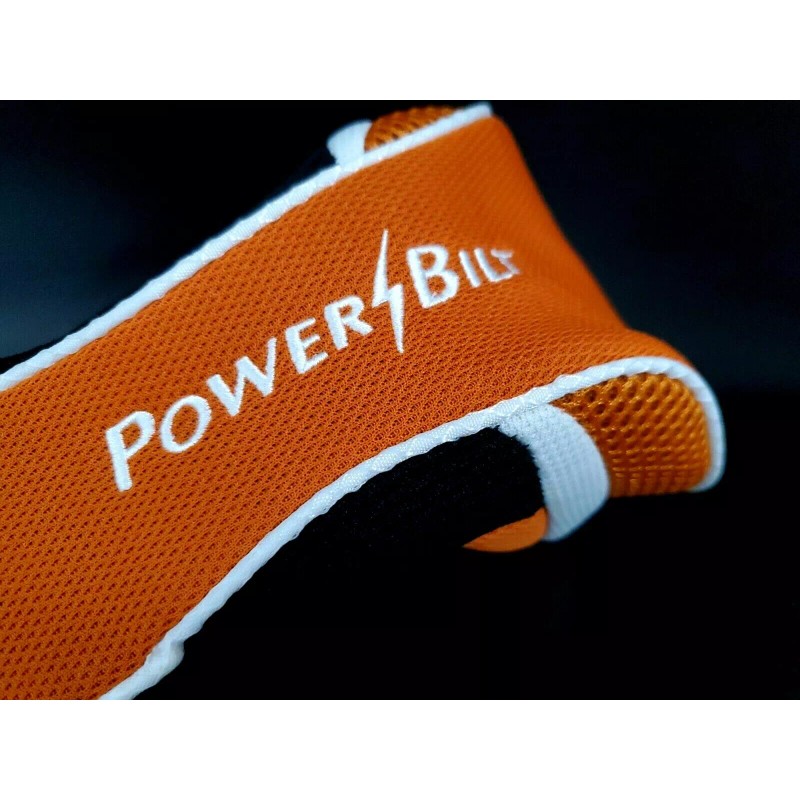 Powerbilt Vintage Power-Bilt Driver Golf Club Head Cover Orange/Black