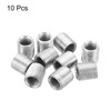 PATIKIL 10pcs M14-M10 Screw Adapter Sleeve Reducing Nuts 15mm Threaded