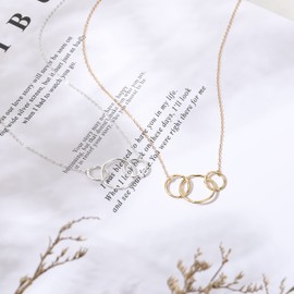 HOPE LOVE SHINE Twins Mom to Be Necklace Mothers Day Gift - Sterling Silver Necklace - Ideal Twins Gifts for New Mom, Expecting Mom, First Time Moms Jewelry Gift - Push Present