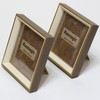 Rusnugic 6x6 Picture Frame - 2 Pack Rustic Square Photo