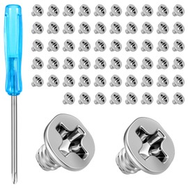 M.2 Screws, 60 Pieces PC Screws M2 NVMe Screw Set SSD Mounting Screws M2 SSD Mounting Kit with Mounting Screwdriver for Laptops Desktops