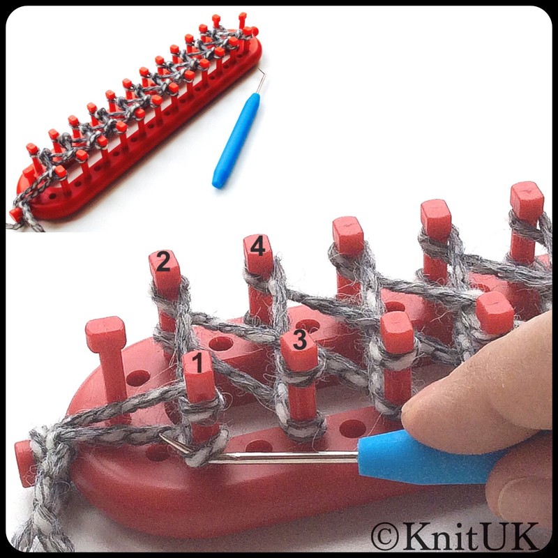 KnitUK Knitting Loom Assortment Set of 4: 1 Long +