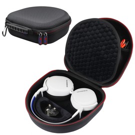 Digicharge - Funda rígida para Sony WH-CH720N WH-XB910N ULT WEAR MDR-M1 MDR-MV1 WH-1000XM5 JBL Tune 720T 710BT Live 770NC Tour One M2 auriculares planos plegables grandes sobre la oreja bolsa de viaje