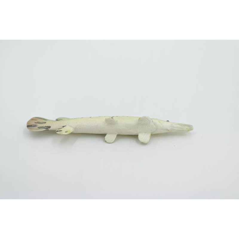 K&M Alligator Gar Rubber Fish Realistic Figure Model Toy Gift