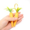 yueton 12PCS Easter Carrot Hanging Ornaments Foam Glitter Artificial Carrots