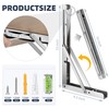 Folding Shelf Brackets 10 Inch of 2 Pack Max. Load