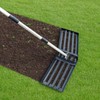 Labor-Saving Design Lawn Leveling Rake [Patent-Pending], 30"x10" Stainless Steel Yard