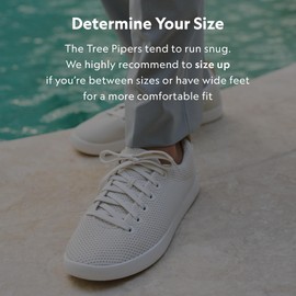 Allbirds Men’s Tree Pipers Casual Sneakers - Natural Black (Blizzard Sole) - 10 Medium