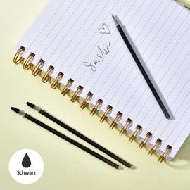 LVZONGXIN LVZONGXIN Ersatzminen, Kompatibel Mit Legami, Spitze 0,7mm,Höhe 13 cm, Radierbare Tintenrolle (BUNT, 12)