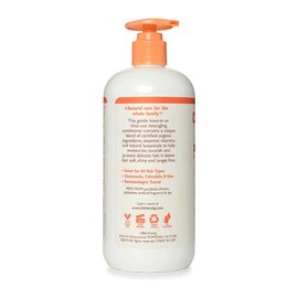 Little Twig Detangling Conditioner, Natural Conditioner with Plant Derived Formula, Hair Conditioner with Essential Oils and Extracts, Suitable for Whole Family, Tangerine, 17 fl oz.