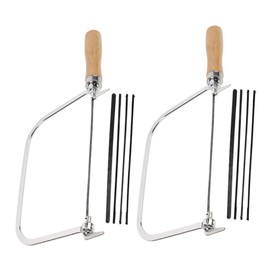 jojofuny Wooden-handled Scroll Saw Machine Fret Saw Jewelry Tool Saw Set U-shape Hacksaw for Woodworking Diy Projects