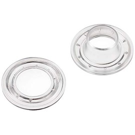 TRUSCO(トラスコ) 両面ハトメ プラスチック製 10MM 20組入り