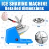 Shaved Ice Machine - Electric Ice Shaver Machine with 4