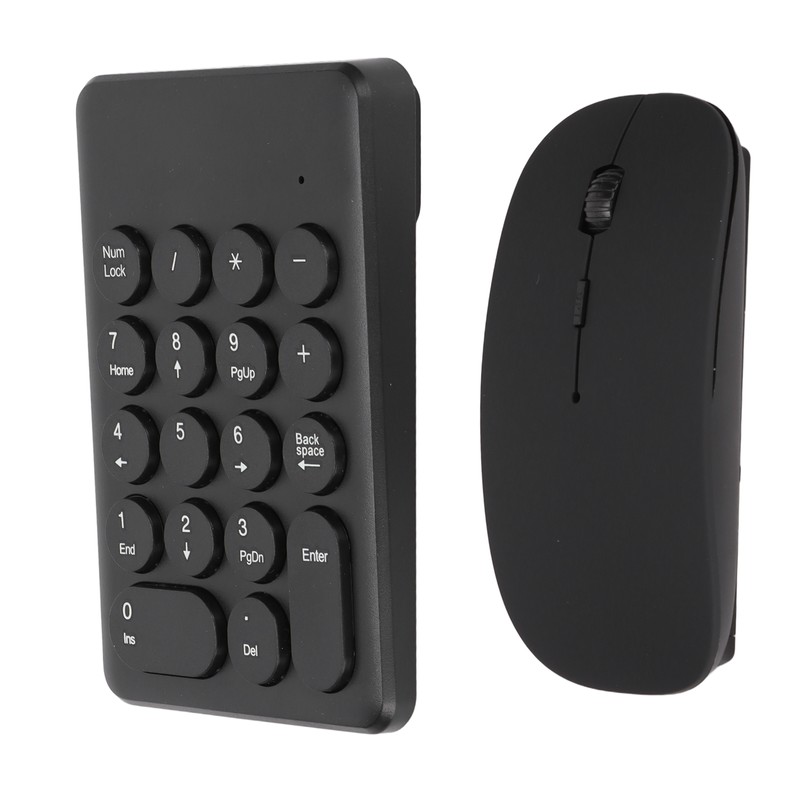 Numeric Keypad Portable Slim 2.4GHz USB Wireless Mini Black Numeric