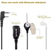 Retevis RT22 Walkie Talkie Earpiece 2 Pin Acoustic Tube Headset