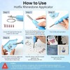 5-in-1 Cordless Hotfix Rhinestone Applicator Tool, Bedazzler Kit (Pink)