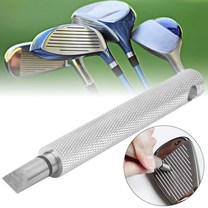 Silver Alloy Club Head Tip Cleaning Knife Groove Cleaner Golf