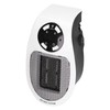 500W Black and White Mini Electric Heater Portable Wall Mounted