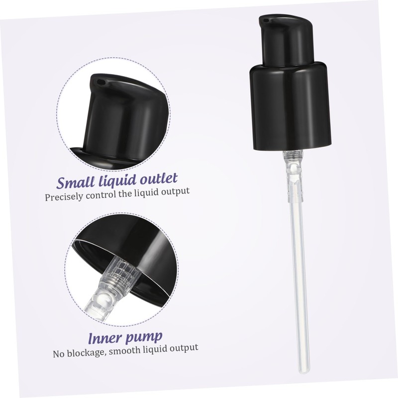 WOONEKY 4pcs Lotion Pump Head Replacement Nozzle for Squeeze Bottle