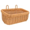 SHOWERORO Wall Hanging Woven Basket for Kitchen Storage Retro Imitation