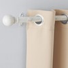 NICETOWN Decorative Single Window Drape Curtain Rod, Retro Style Standard