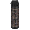 Ion8 Steel Water Bottle, 600ml, Leak Proof, One-Finger Open, Dishwasher
