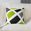 Set of 2 Geometry Strip Lines Throw Pillow Covers Geometric