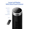 OmniBreeze Digital Electric Tower Fan, with Remote Control, LED Display,