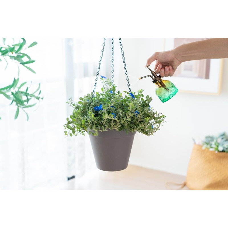 Melphoe Hanging Planter for Indoor Plants Self Watering, 8 Inch