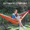 PNAEUT PNAEUT 2-Person Hammock with Space Saving Steel Stand Garden