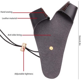 Archery Cow Leather Protective Gloves Finger Hunting Hand Protection Gloves Traditional Shooting Glove 3 Finger Protection Gloves Children Youth Adult Beginners