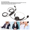 USB Business Headset Noise Reduction Single Sided Ear Headphone Supports