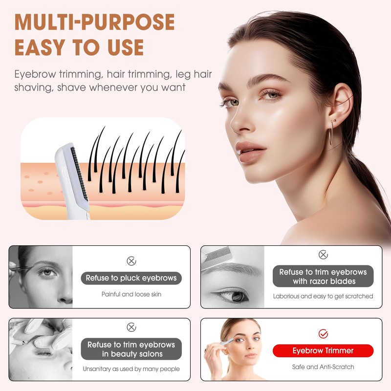 Replacement Blades for Finishing Touch Flawless Dermaplane Glo Facial Exfoliation